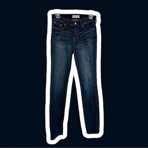 Madewell Alley Straight Leg Jeans Size 26 Dark Wash
